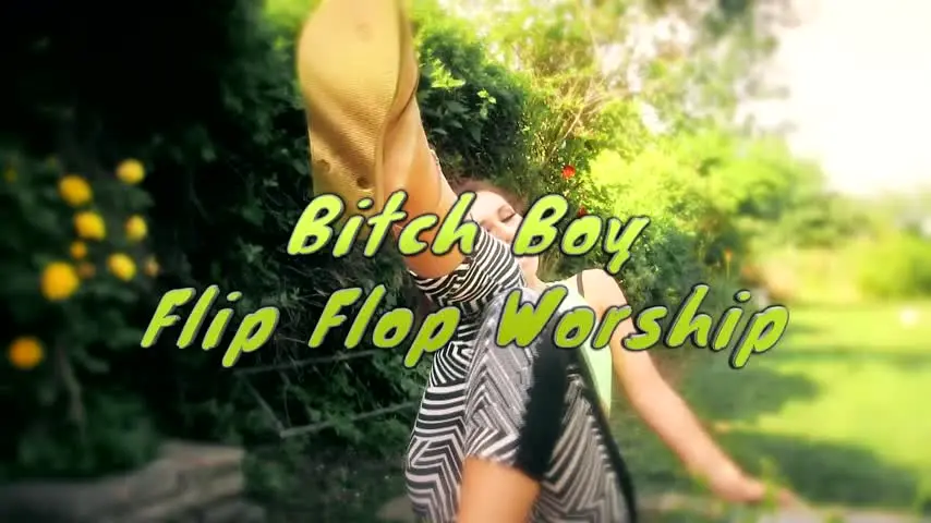 Poster: Bitch Boy Flip Flop Worship Poster: Bitch Boy Flip Flop Worship