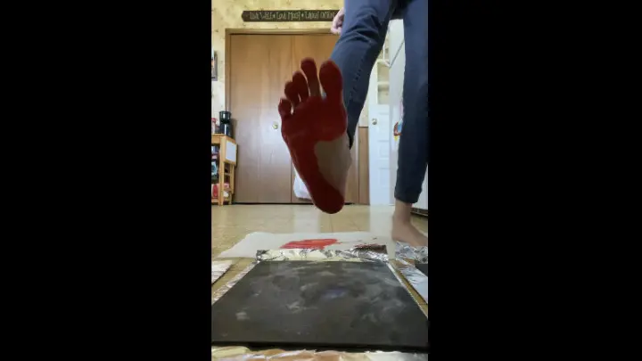 Poster: Foot Print Painting BBS R Poster: Foot Print Painting BBS R